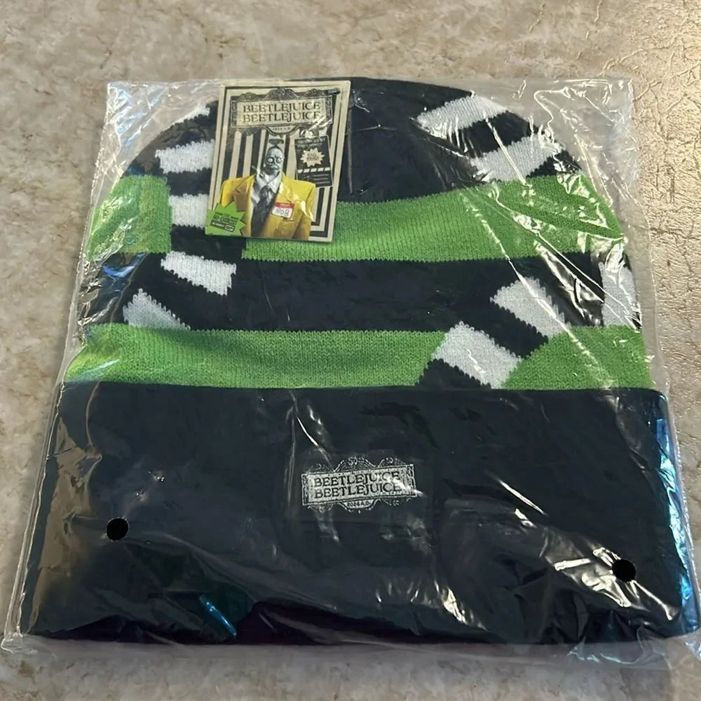 BEETLEJUICE Stocking Hat NWT - Picture 3 of 5
